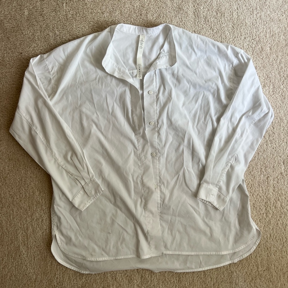 White Button-Up Shirt